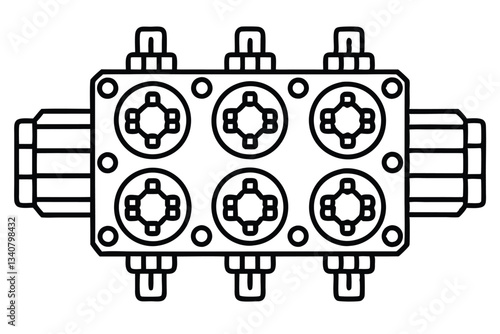  amp drive line art creative black and white.eps