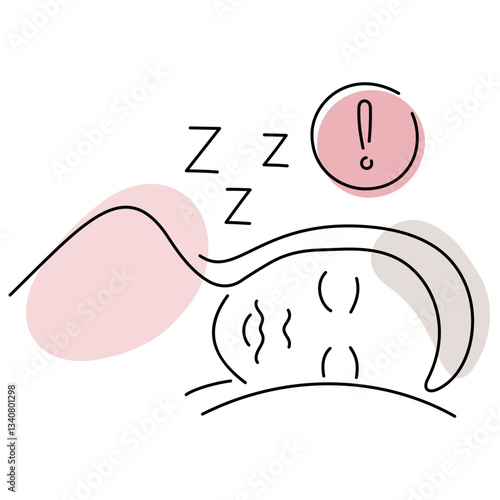 Sleep Problems medical illustration