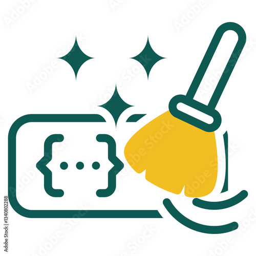 Clean code green icon