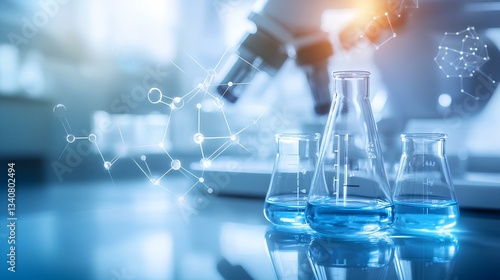 Obraz na płótnie Healthcare and laboratory research and development. Medical technology service to solve people health, Medical business w salonie