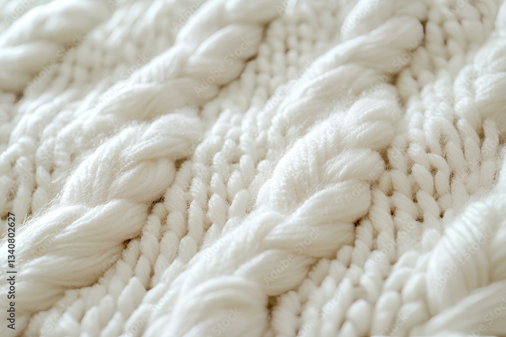 Soft, plush Milky yarn creates a captivating stockinette stitch texture