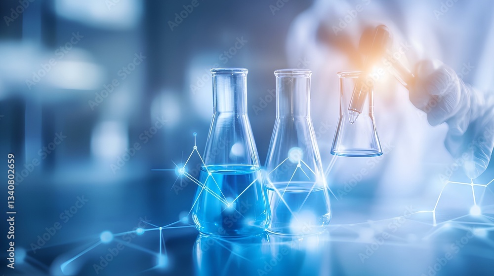 Healthcare and laboratory research and development. Medical technology service to solve people health, Medical business.