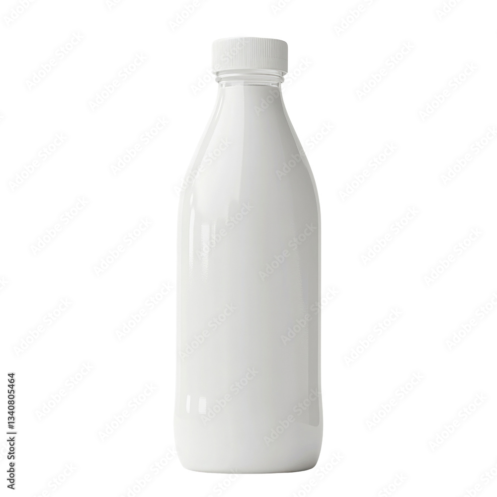 This white bottle stands tall with a smooth surface and a secure cap. Ideal for holding beverages, it fits seamlessly into minimalist interiors, enhancing any kitchen or dining space This white bottle stands tall with a smooth surface and a secure cap. Ideal for holding beverages, it fits seamlessly into minimalist interiors, enhancing any kitchen or dining space