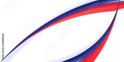 Abstract elegant background design with space for your text. Corporate concept red blue white vector illustration.