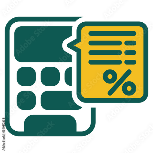 Calculate green icon