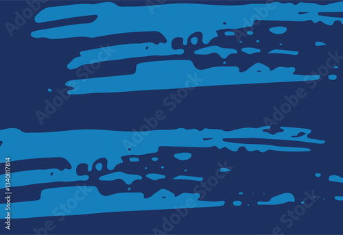 Grunge texture. Distress indigo rough trace. Seamless background. Noise dirty grunge texture. Attractive artistic surface. Vector illustration.
