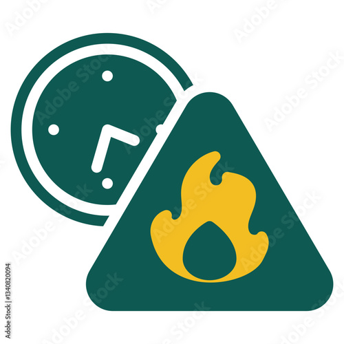 Overdue green icon