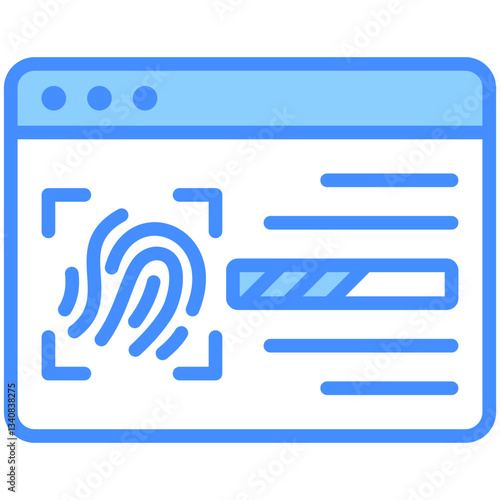 Biometric Authentication Icon