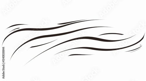 Elegant Swash, Swoop, and Swish: Hand - Drawn Calligraphy Sign with Underlines