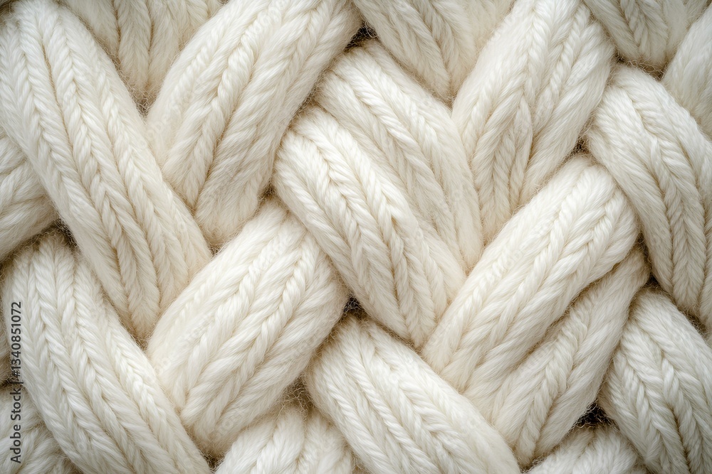 Soft, plush Milky yarn creates a captivating stockinette stitch texture