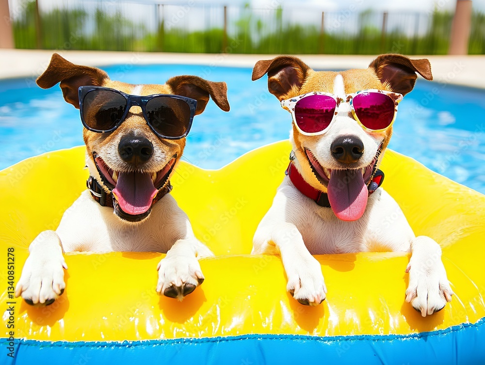 happy dogs summer fun