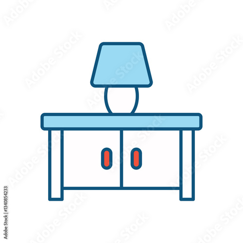 Night Stand vector icon