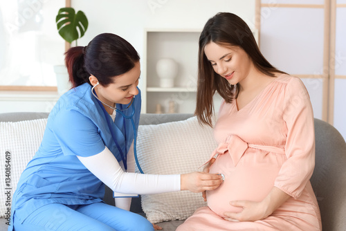 Female doctor with stethosc...