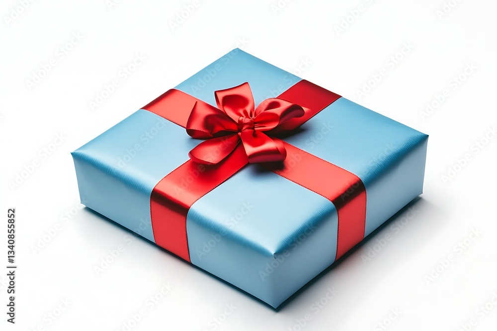 Obraz premium a gift box against a white background