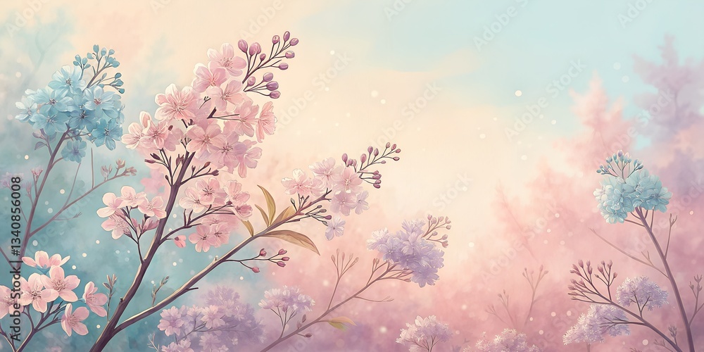 spring meadow with flowers spring meadow with flowers