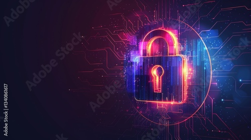 Wallpaper Mural Safeguarding data with advanced firewall and malware protection in the digital age Torontodigital.ca