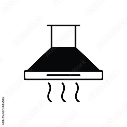 Extractor Hood vector icon