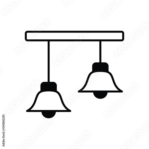 Ceiling Lamp vector icon