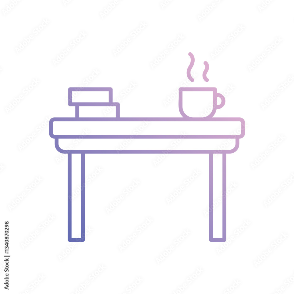 Table vector icon 