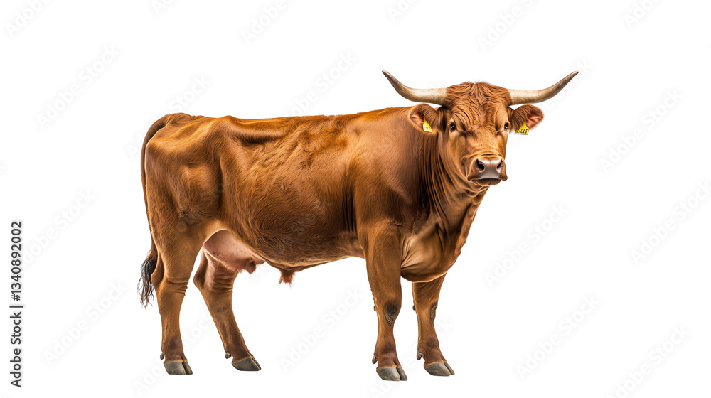 Brown Bull Standing Isolated on a transparent background
Brown Bull Standing Isolated on a transparent background