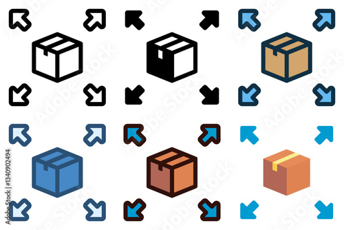 send package anywhere icon vector illustration