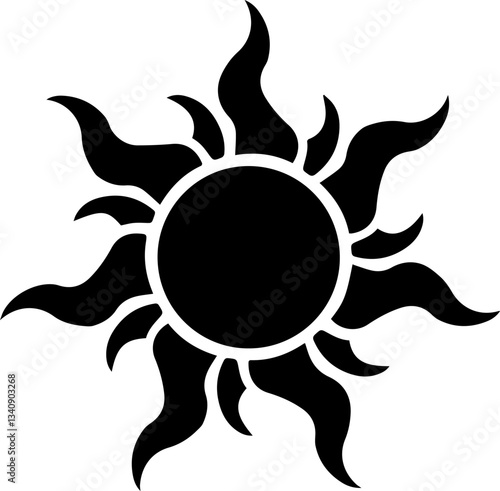 sun symbol for templates.