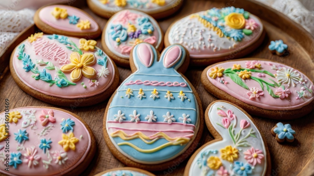 Children's Easter gingerbread in the shape of fairy-tale animals Children's Easter gingerbread in the shape of fairy-tale animals