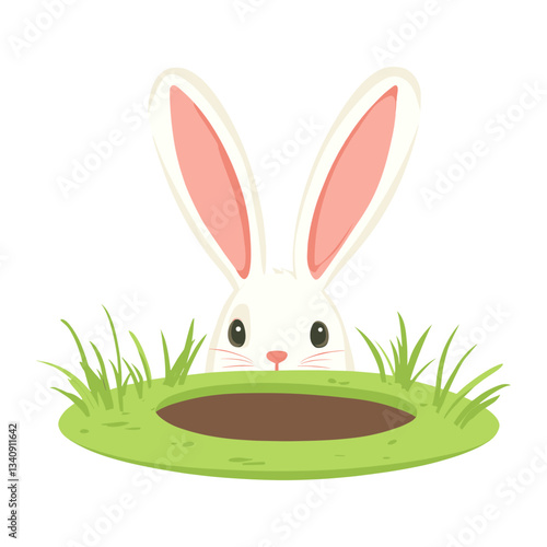 Rabbit ears illustration animal bunny vector