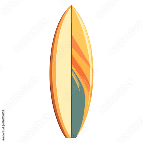 Surf illustration surfboard sports vector