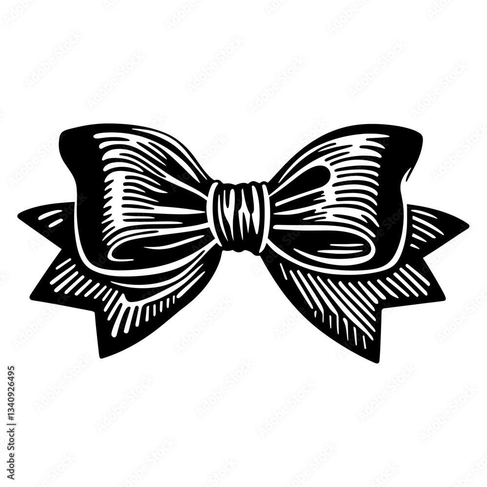 Simple pasta linear illustration design black vector Simple pasta linear illustration design black vector