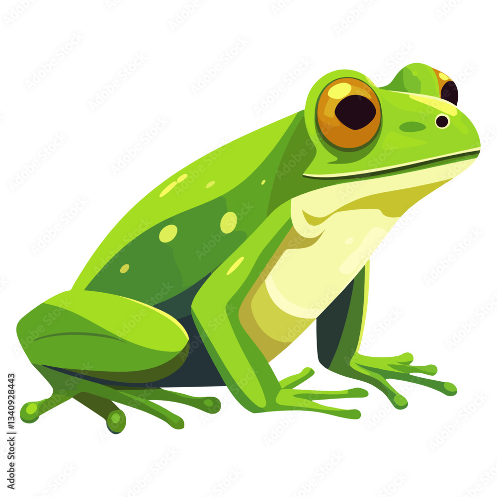 Fototapeta premium Frog frog illustration amphibian vector