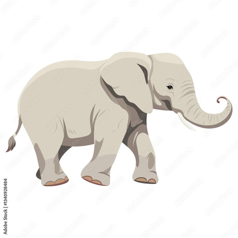 Elephant walking elephant illustration wildlife vector Elephant walking elephant illustration wildlife vector