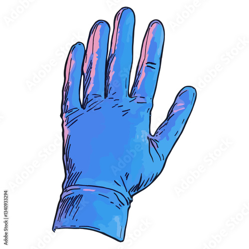 Glove glove illustration protection vector