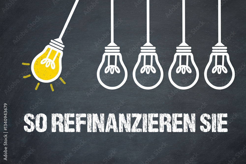 Fototapeta premium So refinanzieren Sie 