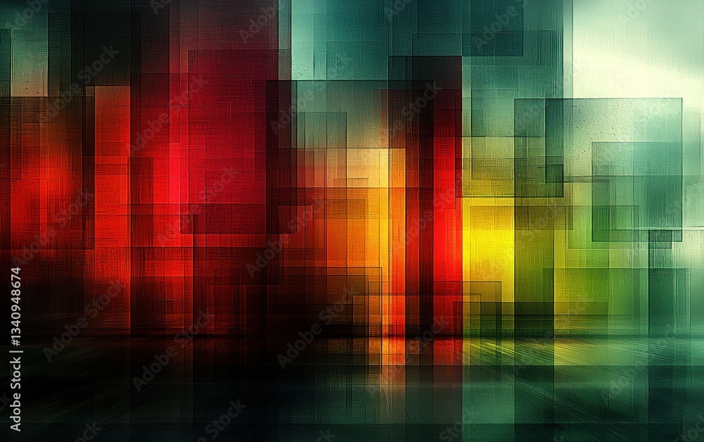 Abstract city blocks Abstract city blocks