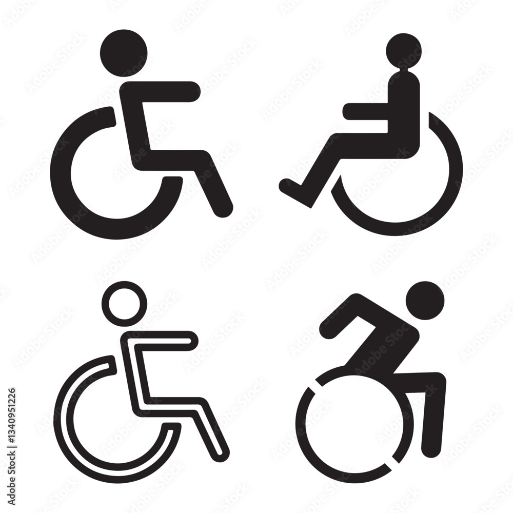 A Disabled Person Icon for Universal Use A Disabled Person Icon for Universal Use