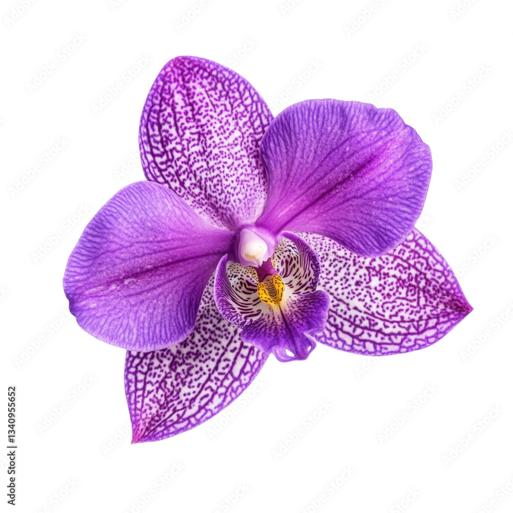 Fototapeta premium Stunning Purple Orchid in Close-up