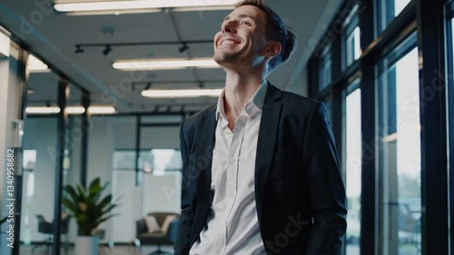 Wallpaper Mural The Confident Businessman Smiling Torontodigital.ca