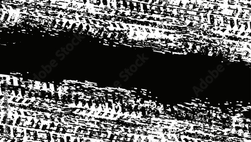 力強いタイヤ跡ベクター背景壁紙