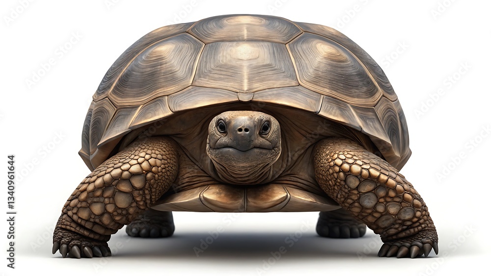 Obraz premium Photorealistic giant tortoise