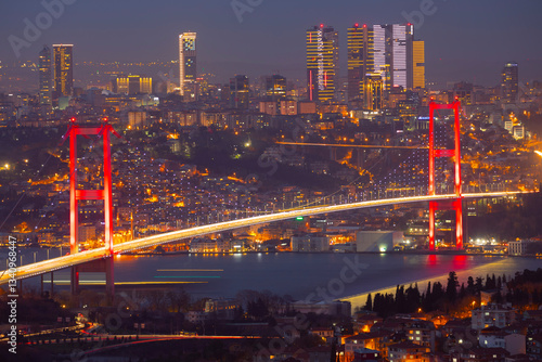 Istanbul view from Camlica hill photo