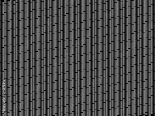 Black metal texture steel background. Perforated metal sheet. Black carbon fiber texture.