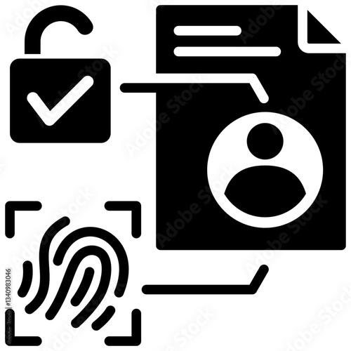 Biometric Authentication Icon