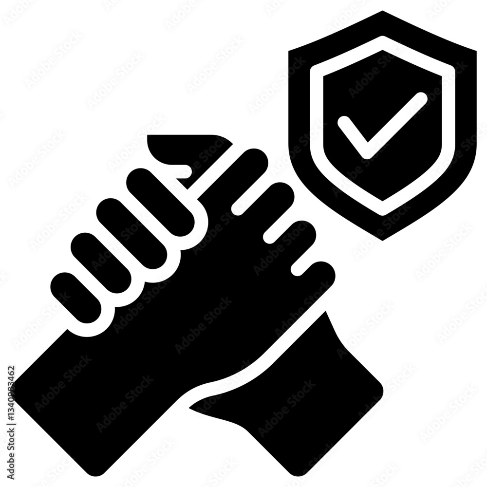 Obraz premium Trustworthiness Icon