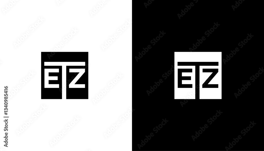 ETZ Letter Initial icon Logo. letter ETZ Design Template Vector Illustration ETZ Letter Initial icon Logo. letter ETZ Design Template Vector Illustration