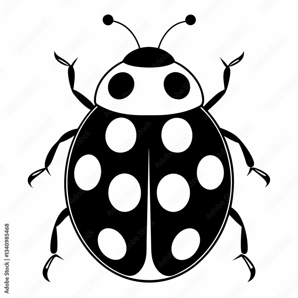 Obraz premium ladybug on white background