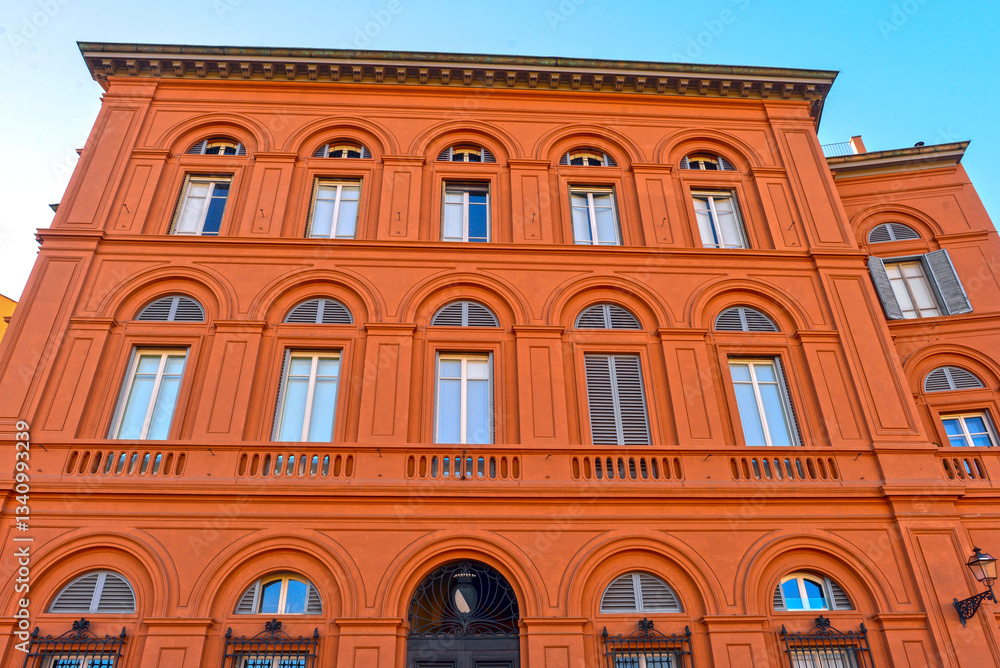 Obraz premium Uferstraße Lungarno Torrigiani in Florenz