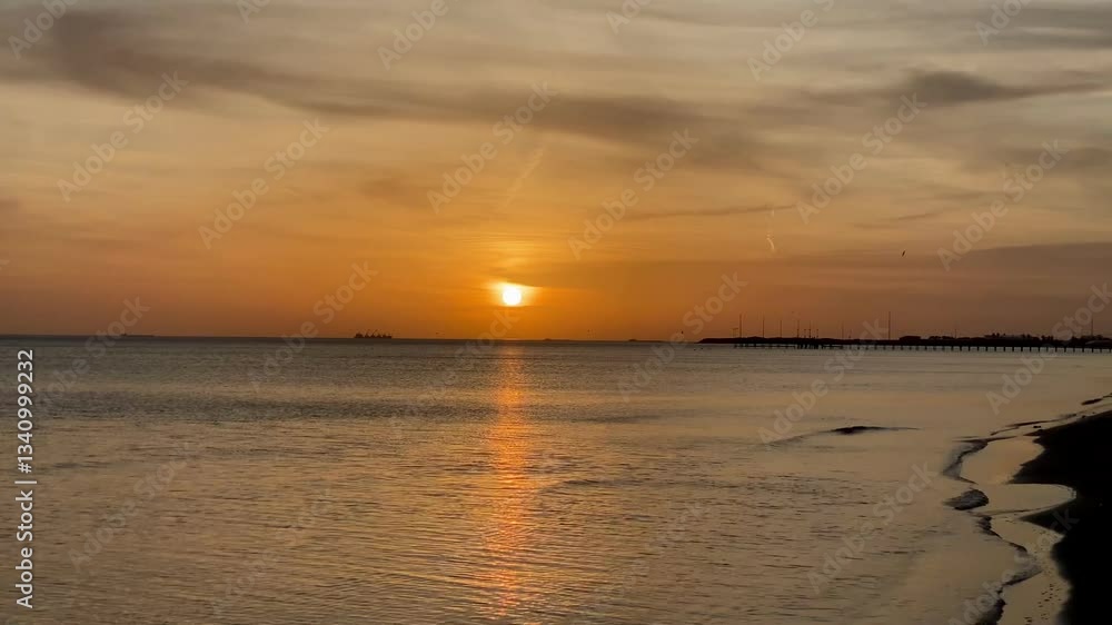 sunset on the beach sunset on the beach