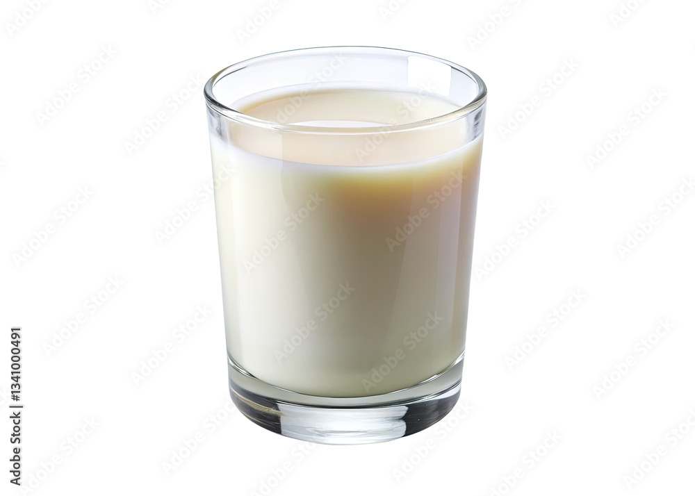 A Glass of Refreshing Milk a Delicious Dairy Drink for Breakfast or Snack A Glass of Refreshing Milk a Delicious Dairy Drink for Breakfast or Snack