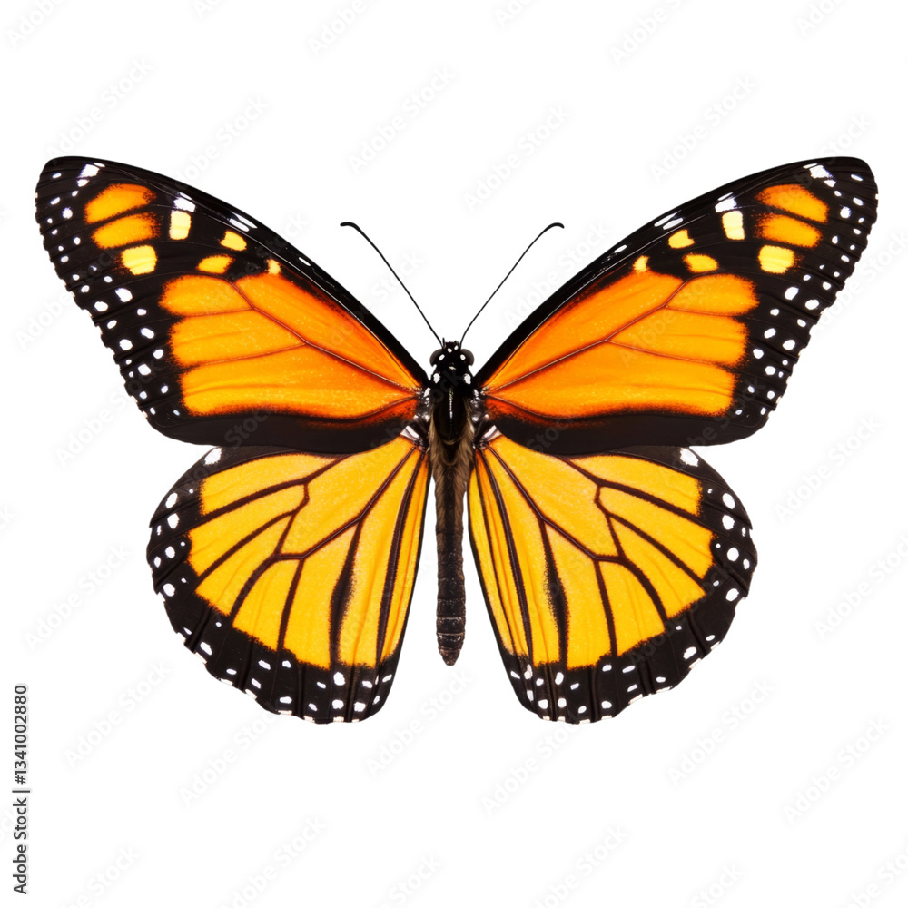 Fototapeta premium Stunning Monarch Butterfly in Vivid Colors